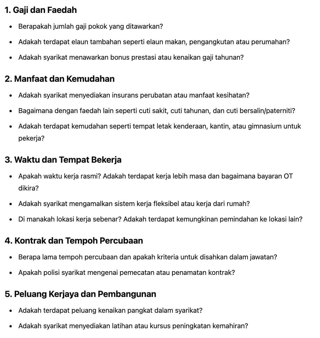 ameraizzati_'s tweet photo. SOALAN WAJIB TANYA HR SEBELUM TERIMA TAWARAN KERJA 👇  

Korang  jangan main terima je...apa kata tanya dulu soalan ni! https://t.co/aoKScWiekY