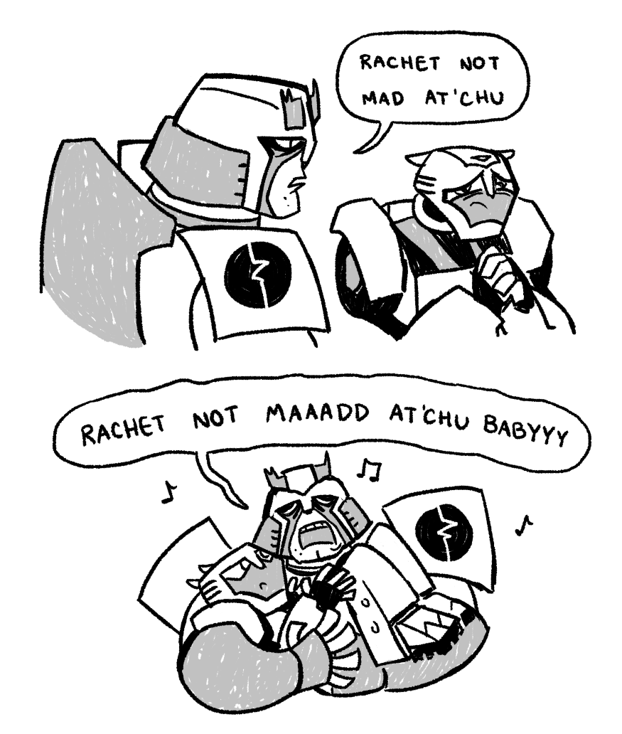cupTWOst's tweet photo. i cant stop thinking about that stupid tiktok i had to draw it #TransformersAnimated https://t.co/82elQwVMSm