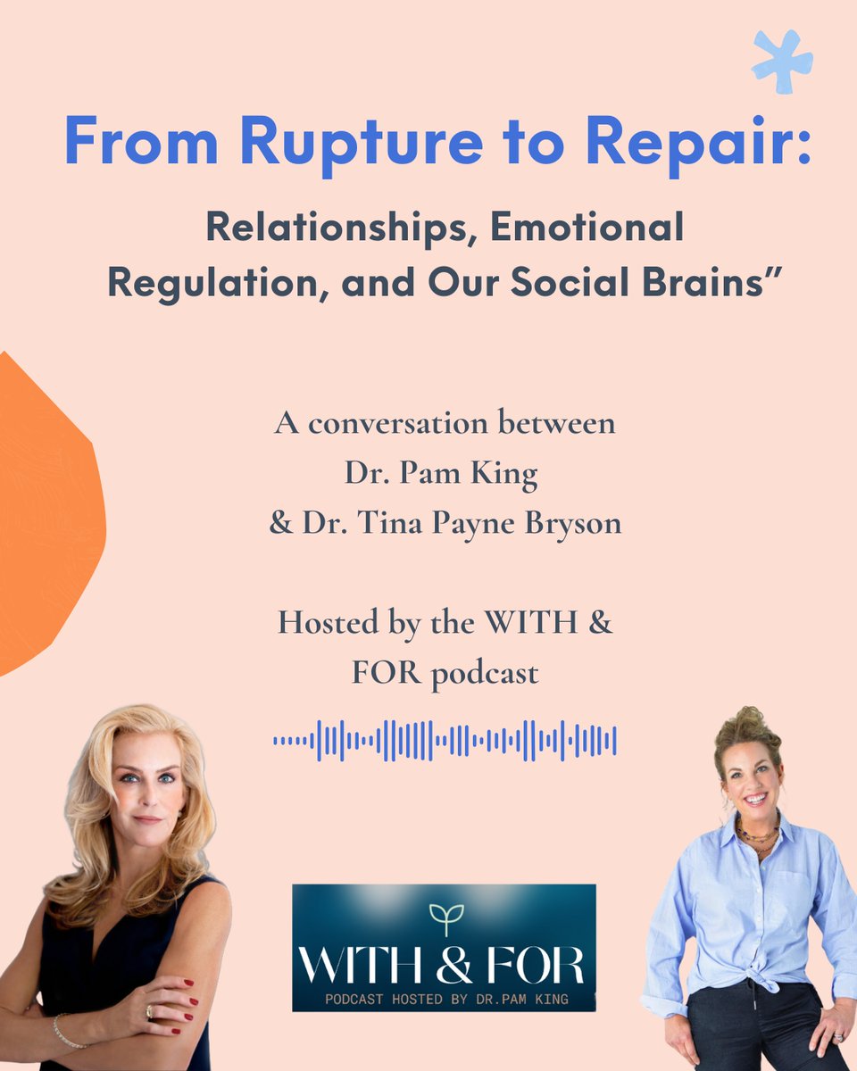 Dr. Tina Payne Bryson (@tinabryson) on Twitter photo New podcast available now (courtesy of the <a href="/ThriveCenter/">Thrive Center</a> 🙏).
I had an amazing time chatting with <a href="/drpamking/">Pamela Ebstyne King</a> (host of the "With & For" podcast) and you can tune in below! 👇
thethrivecenter.org/episodes
#PsychologyPodcast #Psychology #wellbeing #Relationships #Thrive #thriving New podcast available now (courtesy of the <a href="/ThriveCenter/">Thrive Center</a> 🙏).
I had an amazing time chatting with <a href="/drpamking/">Pamela Ebstyne King</a> (host of the "With & For" podcast) and you can tune in below! 👇
thethrivecenter.org/episodes
#PsychologyPodcast #Psychology #wellbeing #Relationships #Thrive #thriving