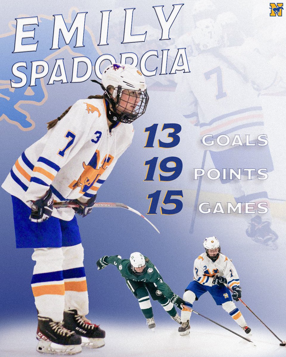 Keep it rolling Lady Mustangs! Senior Night tomorrow night for this girl! #HNIB #norwoodhockey #norwoodnuggets