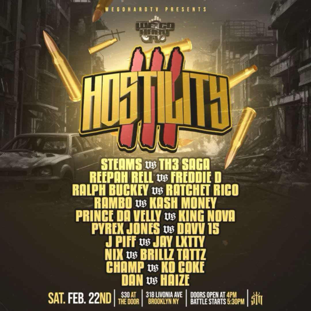 MrPaperChaserr9's tweet photo. @Steamsley @WegohardTv @Th3Saga @AskYurMomz #WGH #AOA #HOSTILITY3 #FEB22ND https://t.co/Za0yhhBGVY