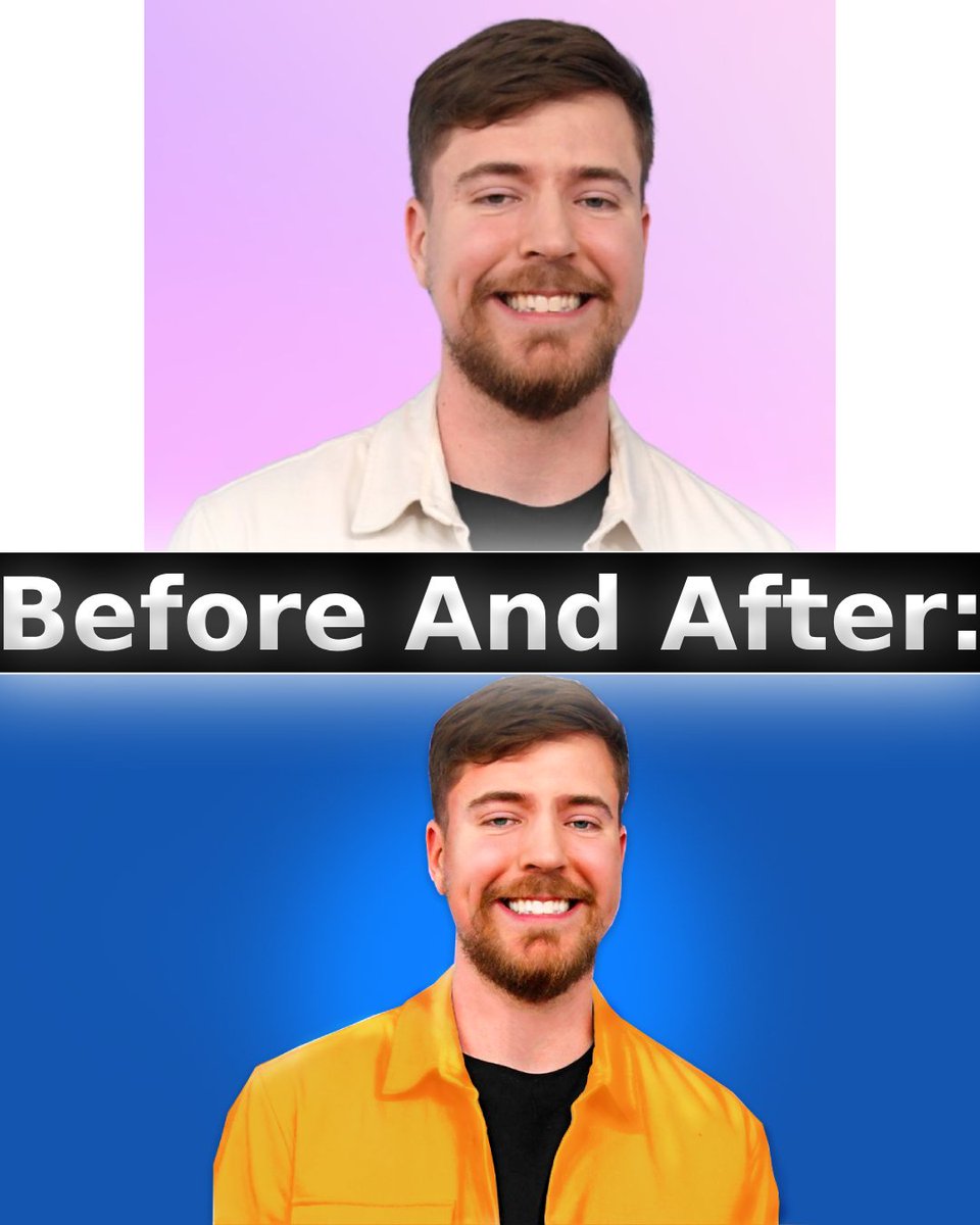 TBE Solutions now also offers face re-touching for thumbnails, selfies, profile pictures, and whatever else you need done.

With this example you can see the before and after results with working with us, and our designers skills.

DM us soon before our positions are filled!