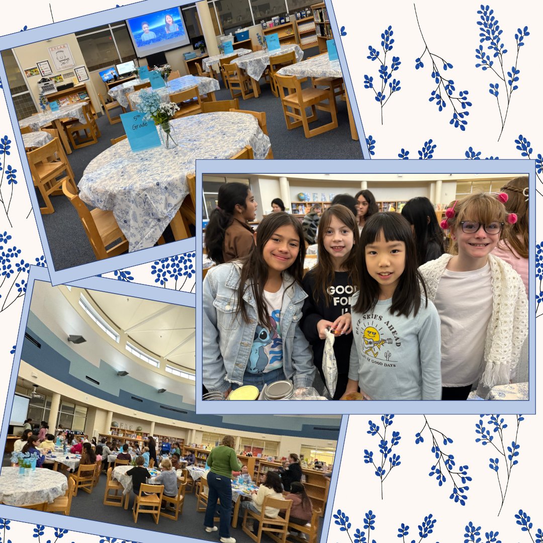 DaffronDeputies's tweet photo. Students enjoyed a delightful Bluebonnet Breakfast, generously catered by PTA, as a reward for reading books from the Bluebonnet book list and cast their votes for their favorite book! 🪻📚🪻 #TeamPlanoISD #TeamDaffron #TeamUpTuesday https://t.co/6J6rx6zUvg