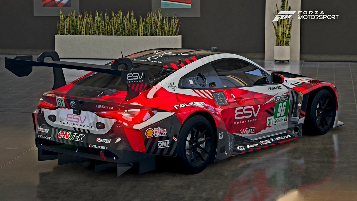 ESV_Phoenix's tweet photo. It's about time I got to work on some @ESV_Motorsport team liveries. Here's my latest work on the BMW M4 GT3. Now Shared. Naturally 🤙

@ForzaMotorsport 
@GridFinder 
@BMWMotorsport 
@ForzaLiveryHub
#ForzaMotorsport 
#FMshare
#ForzaShare https://t.co/g9bLb273Go