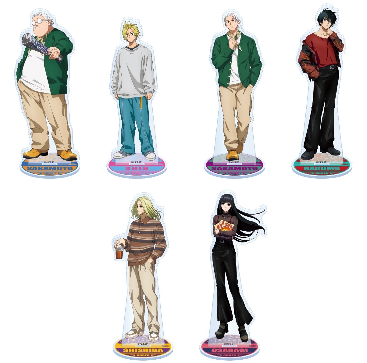 サカモトデイズ ローソン アクリルスタンド　三種 ローソン × 『SAKAMOTO DAYS 』オリジナル商品発売 : アニメ