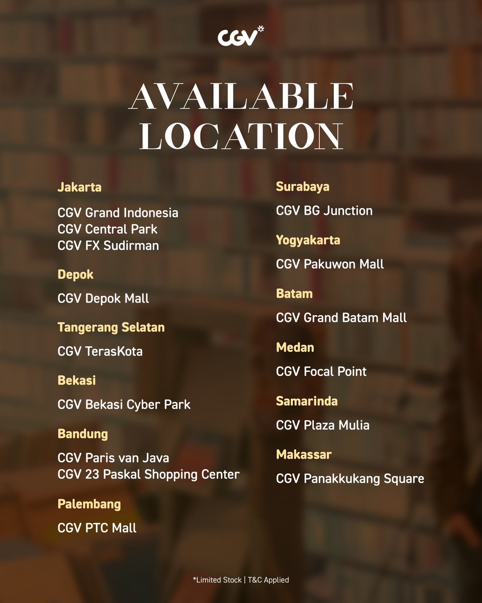 CGV Cinemas tweet media