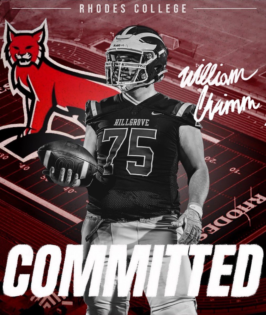 HgroveFootball's tweet photo. 🗣️ The Lynx Just Landed An All-Region, Three Year Starter On The LOS‼️

🎉 CONGRATULATIONS To Will Crimm On COMMITTING To The 4️⃣x SAA Commissioners Cup Champions, @RhodesFootball‼️

#GGOD | #STP | #NextLevelHawks | ✔️ https://t.co/XU4GzacvUI