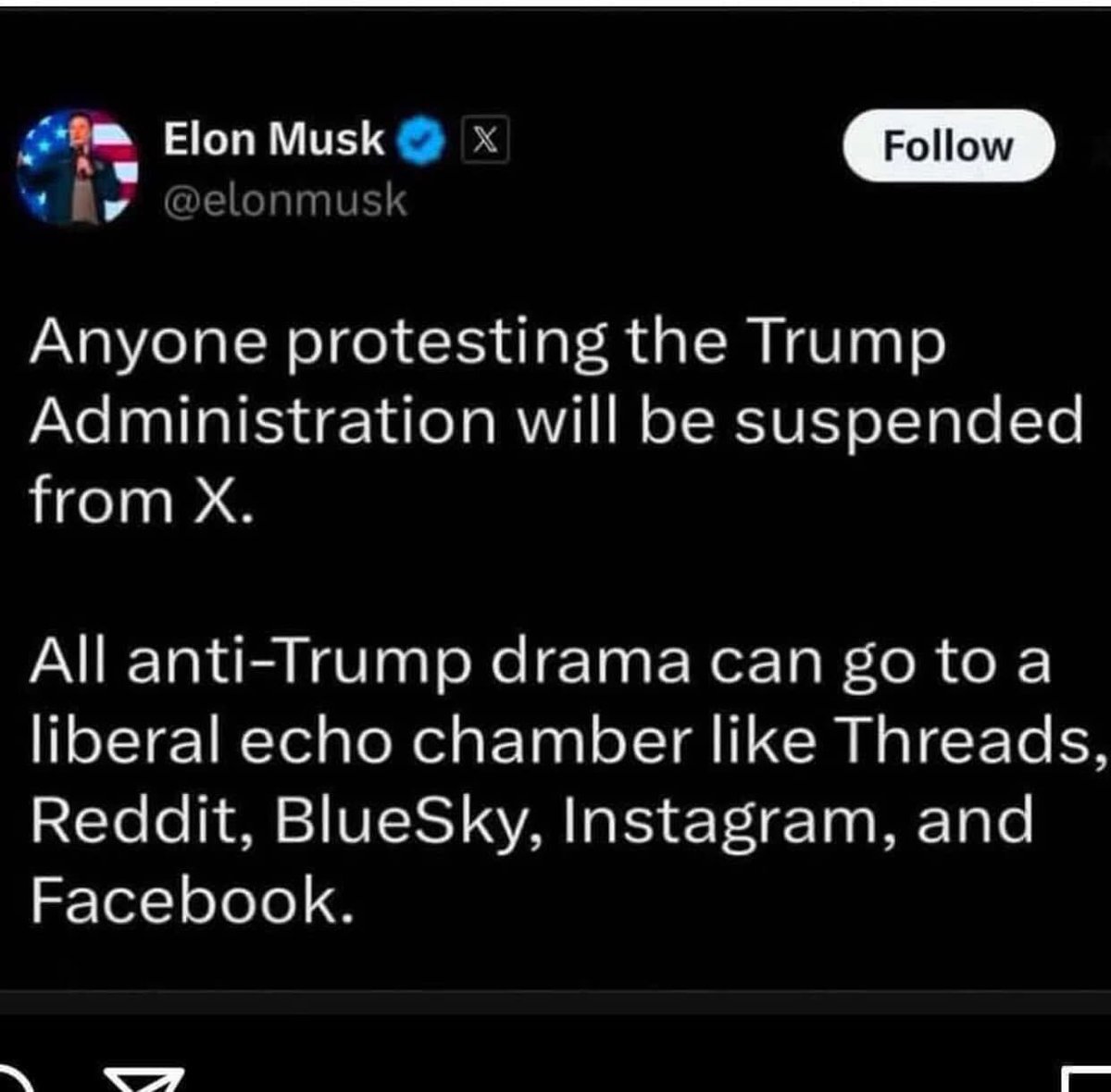 I protest. Trump isn’t fit to lead, and Musk isn’t fit to be his deputy