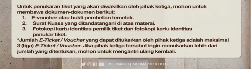 guyss aku kan beli tiket dari orang, kalo pas tuker tiket aku bawa fotokopi ktp orang tapi ktp aku ngga di fotokopi gapapa kahh? (jadi aku bawa ktp fisik ku)