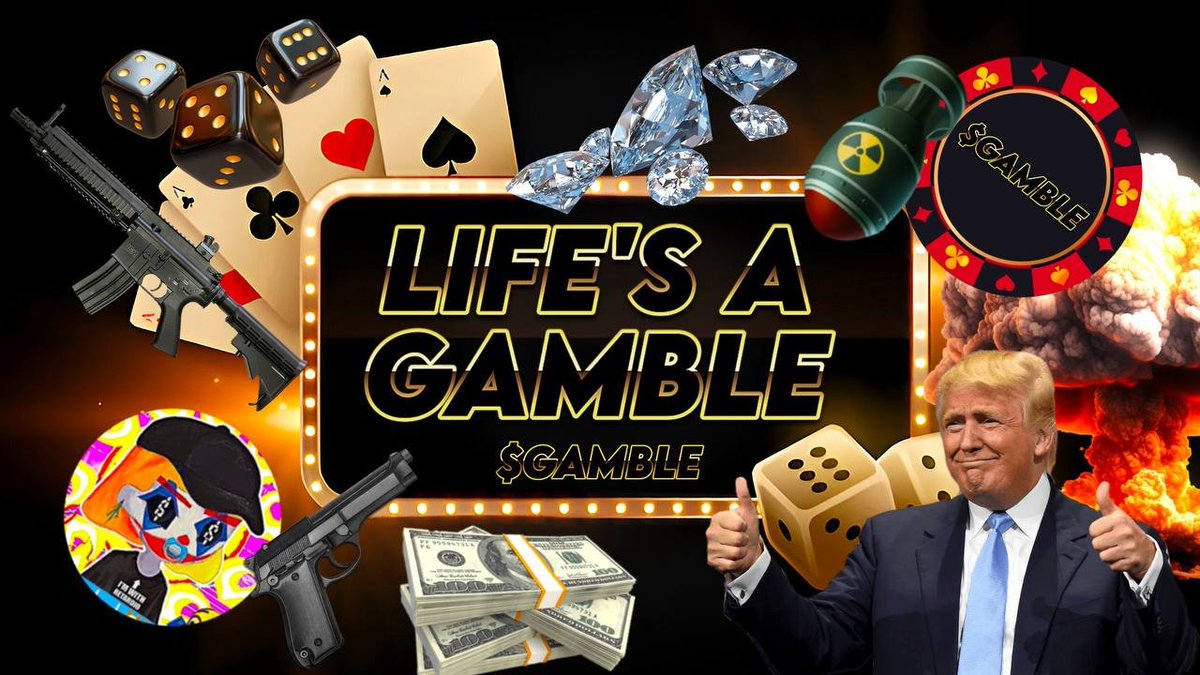everyone already says it. "just a gamble" now there is a meme for it. life's a $gamble

VALVAPK25hXKw43Jme3xDZkNTGVVqjsLDoA2pQzpump