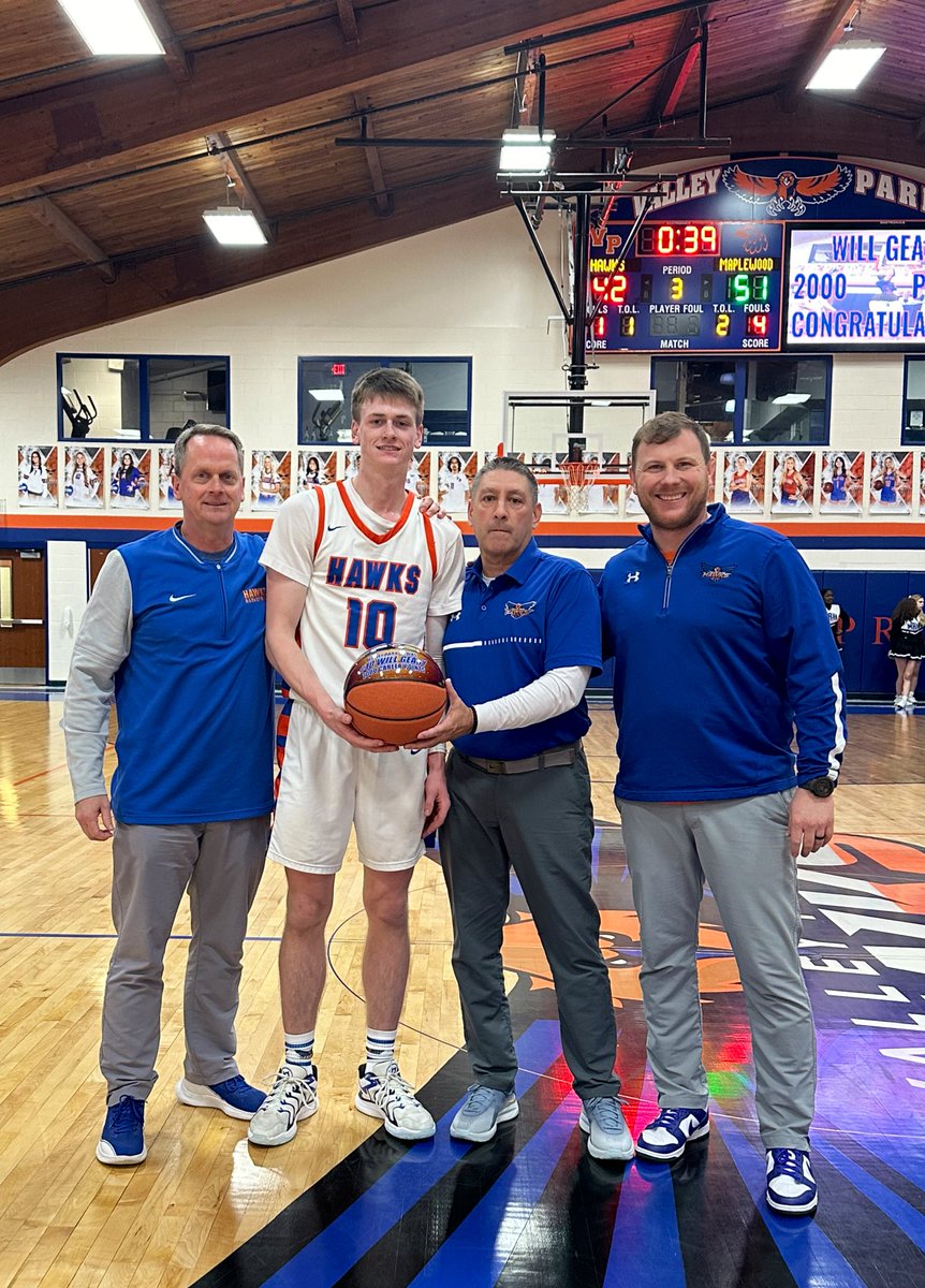 Dr. Tim Dilg (@tdilg) on Twitter photo 🚨HISTORY MADE🚨
Will Geary becomes ONLY the 3rd <a href="/ValleyParkSD/">ValleyParkSchoolDist</a> Hawk EVER to score 2,000 POINTS! 🏀
But it’s not just the buckets—Will’s HUMBLE spirit, TEAM-FIRST attitude, and UNMATCHED CHARACTER make him a LEGEND both on and off the court!
CONGRATS, Will! #VPPride #2KClub 🚨HISTORY MADE🚨
Will Geary becomes ONLY the 3rd <a href="/ValleyParkSD/">ValleyParkSchoolDist</a> Hawk EVER to score 2,000 POINTS! 🏀
But it’s not just the buckets—Will’s HUMBLE spirit, TEAM-FIRST attitude, and UNMATCHED CHARACTER make him a LEGEND both on and off the court!
CONGRATS, Will! #VPPride #2KClub