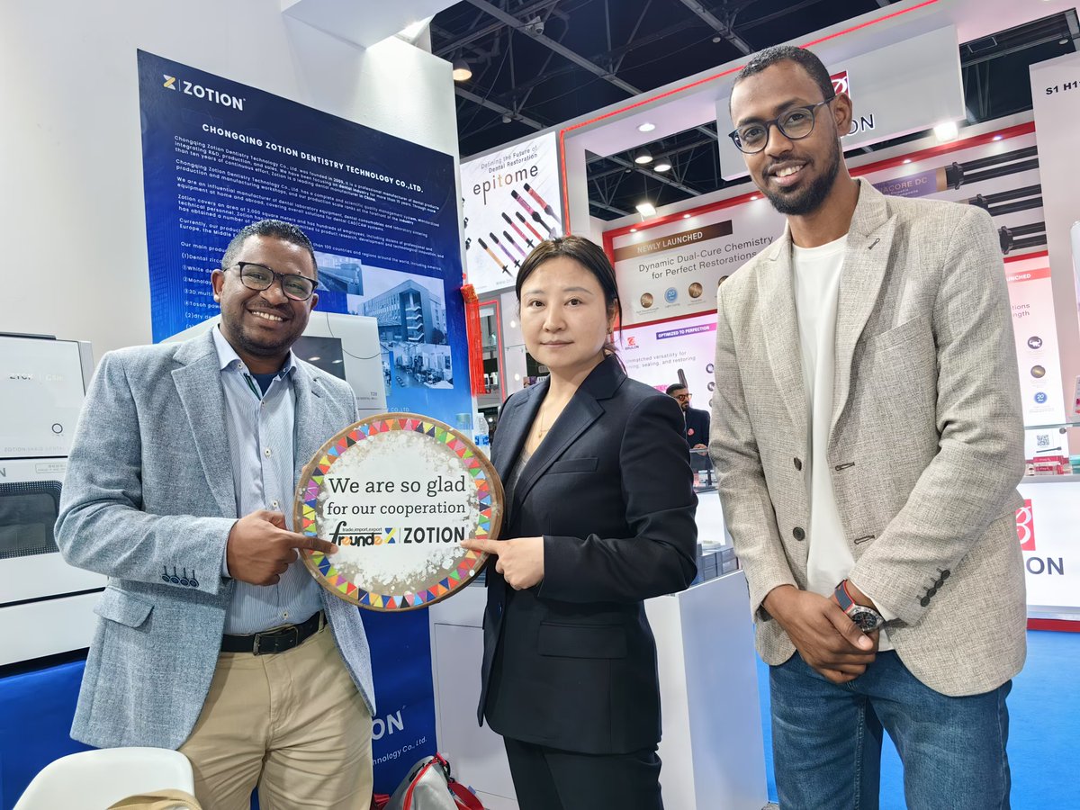 ThomasRan3's tweet photo. The first day of AEEDC dental exhibition in Dubai

https://t.co/ZTPH7HIJXJ

#dental #dentalzirconia #zirconiamillingmachine
#cadcamdentistry #dentallabequipment #dentallabmachine #dentalmillingmachine #dentallab #Zotion #fresadoradental #t20zotion #sinteringoven https://t.co/I3BjZwBvwW