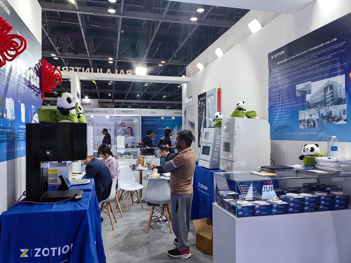 ThomasRan3's tweet photo. The first day of AEEDC dental exhibition in Dubai

https://t.co/ZTPH7HIJXJ

#dental #dentalzirconia #zirconiamillingmachine
#cadcamdentistry #dentallabequipment #dentallabmachine #dentalmillingmachine #dentallab #Zotion #fresadoradental #t20zotion #sinteringoven https://t.co/I3BjZwBvwW