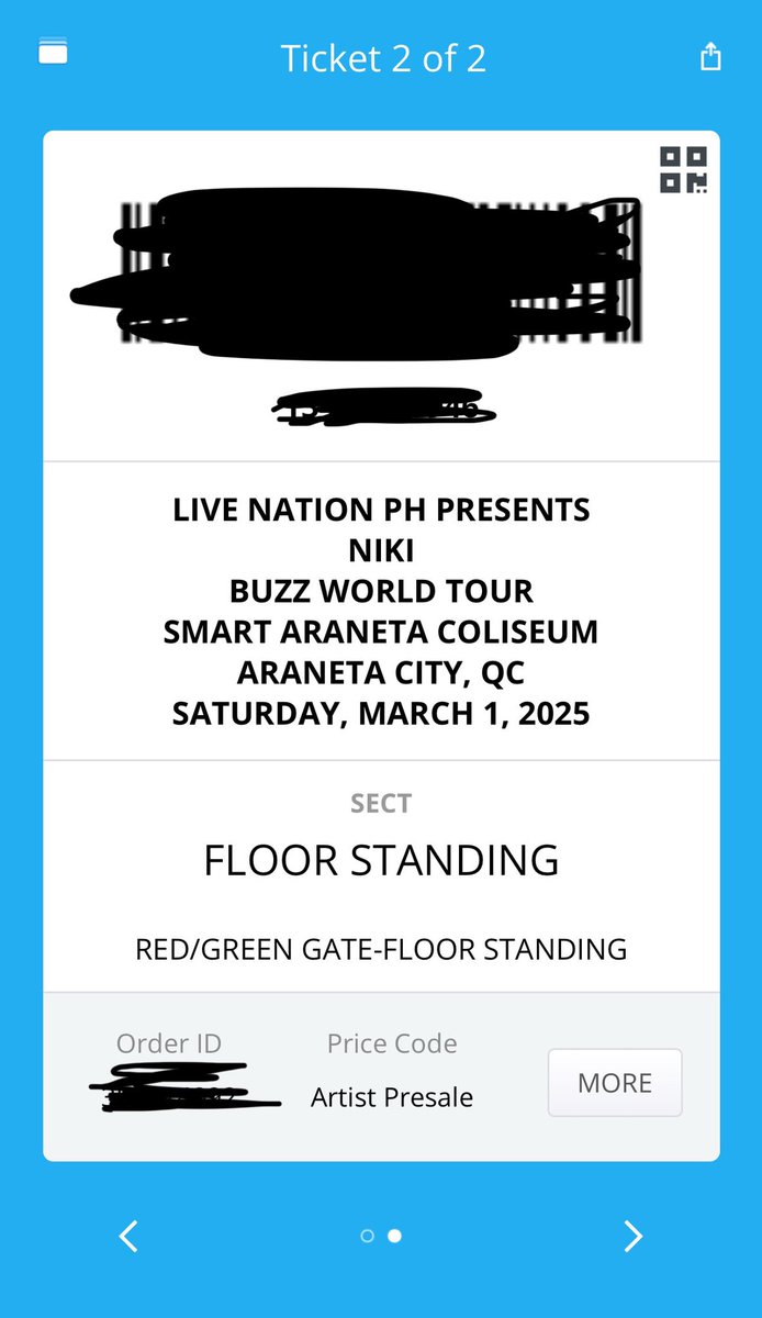 gaeul0912's tweet photo. WTS LFB PH NIKI BUZZ TOUR MNL

Niki buzz tour manila - 2 Floor Standing (March 1)

- php 6,750 each (reg price + online + ticket assistance fee)
- digital tix
- strictly meet-up

rfs: my friend and I are busy on that day due to school

#NIKIWorldTourMNL #NIKIBuzzTourMNL https://t.co/MguFhWWA23