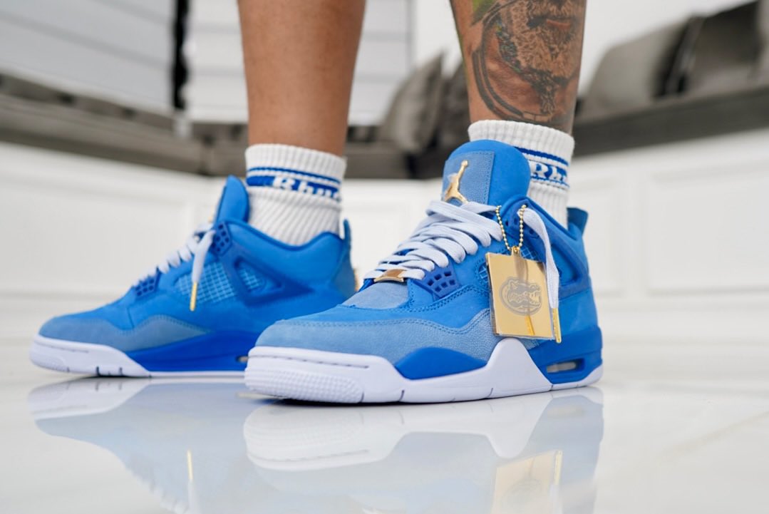 houseofheat's tweet photo. University Of Florida “Gators” Air Jordan 4 PE (2025) 🐊 https://t.co/GjTv5UUSM4