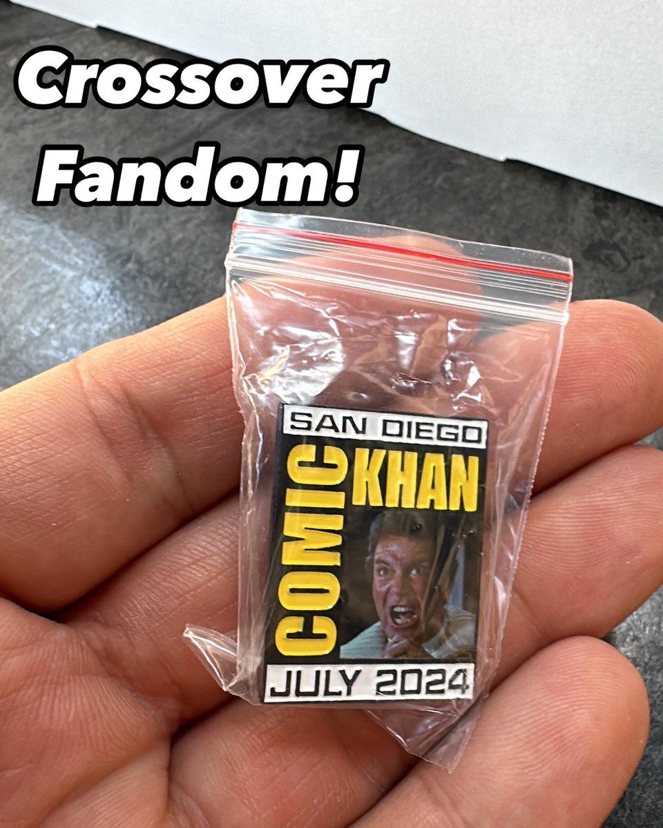 This was one of the only exclusives I wanted from #SDCC 2024. KHAAAAAAAAAN!

#startrek
