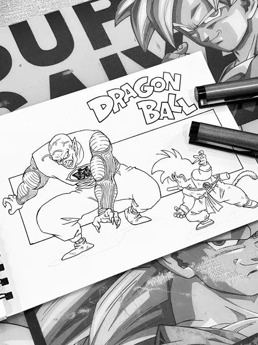 WORK IN PROGRESS
少しずつ、少しずつ…
#鳥山明リスペクト #dragonballfanart #a24_works #a24works #a24wks 