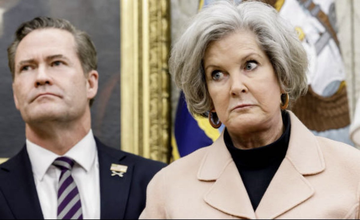 RonFilipkowski's tweet photo. Trump’s Chief of Staff with the Deborah Birx Inject Bleach Face as Trump says we are going to invade Gaza. https://t.co/JCYbZ0Ufx0