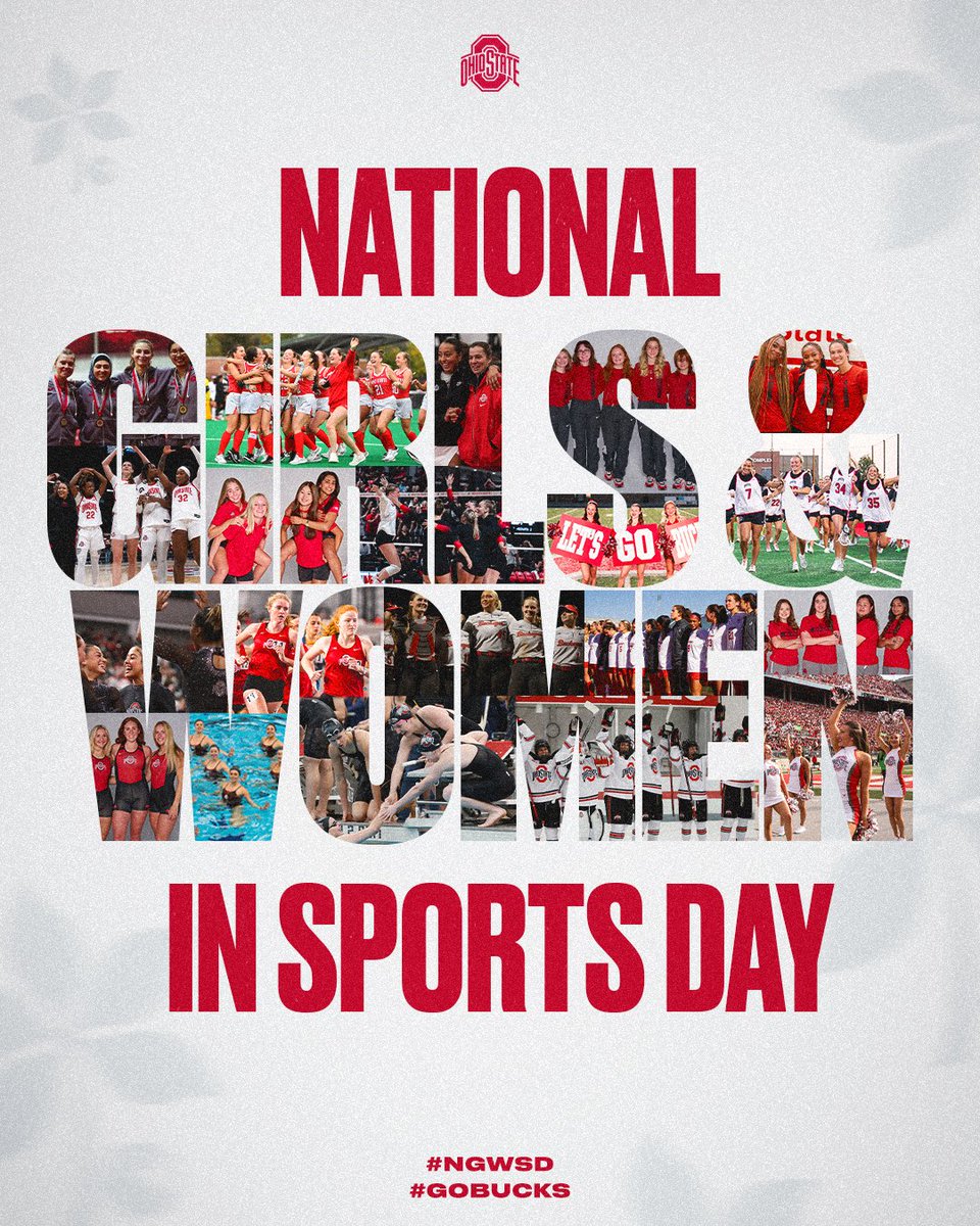 Celebrating the achievements of girls and women in sports—present, past, and future. 🌟

Happy National Girls &amp; Women in Sports Day‼️ #NGWSD #GoBucks
