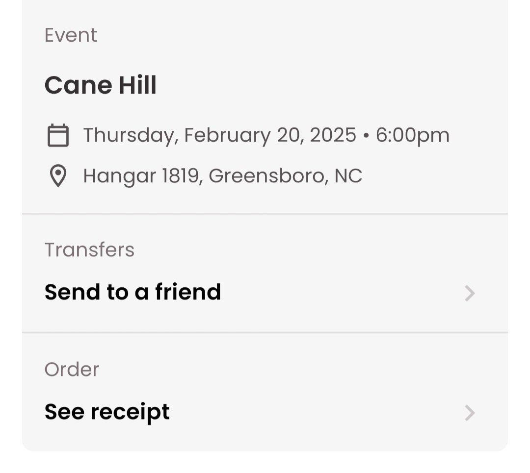 k_sadd's tweet photo. Just got my tickets for @Cane_Hill cannot wait to see them again!! 😭 https://t.co/Xh13428pRU
