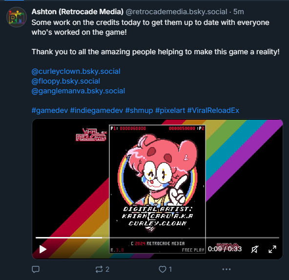 Retrocade_Media's tweet photo. Gonna start mostly posting new stuff on the other site so if you haven't already follow me there!

#gamedev #indiegamedev #shmup #pixelart #ViralReloadEx https://t.co/vT0dvalHNH