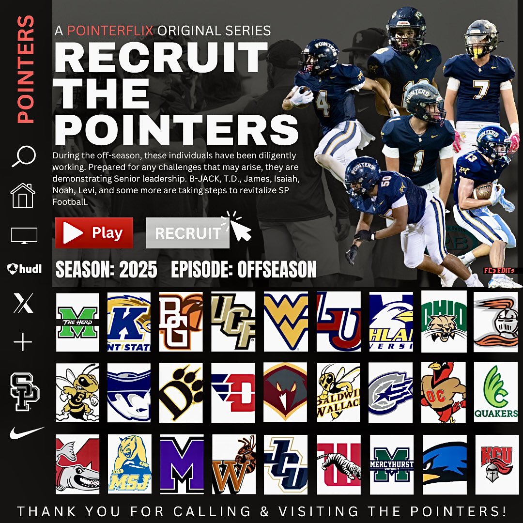 Instead of Thanking each team individually, we have chosen to collectively express our gratitude to all teams that visited or spoke with us regarding our players. We appreciate the support of all coaches and teams. Our guys are looking forward to up coming visits and spring