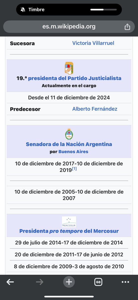 carilo69's tweet photo. @CFKArgentina Pregunto.  Solo por ignorancia. Ud no fue senadora por Buenos Aires?????? Se supone que para ser candidata debe tener domicilio en la procincia que representa. https://t.co/TfMunlGK6j
