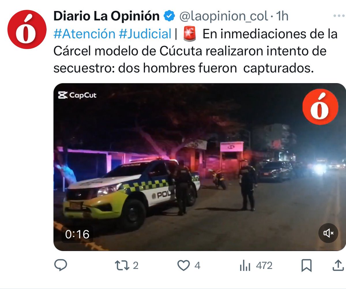 Se nota el apoyo de la administración municipal de San José de Cúcuta en cabeza de nuestro alcalde <a href="/Jorgeacevedocuc/">Jorge Acevedo</a> a la  <a href="/PoliciaCucuta/">Policía Metropolitana de Cúcuta</a> helicóptero, drones, automotores, personal capacitado como Gaula de la policía metropolitana estamos viendo resultados en el territorio.