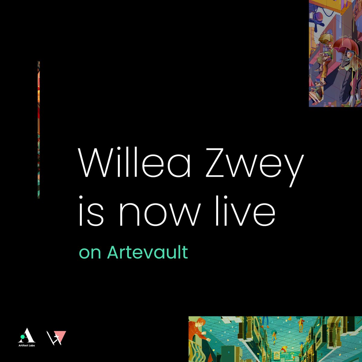 We're excited to share that select works by <a href="/WillZwey/">Willea Zwey</a> are now live on #Artevault

License &amp; download her visionary work for creative projects, public displays and more.  Let her art ignite inspiration.

platform.artevault.com/artist/Willea%…

#art #CreativeDesign #InspireGreatness #digitalart