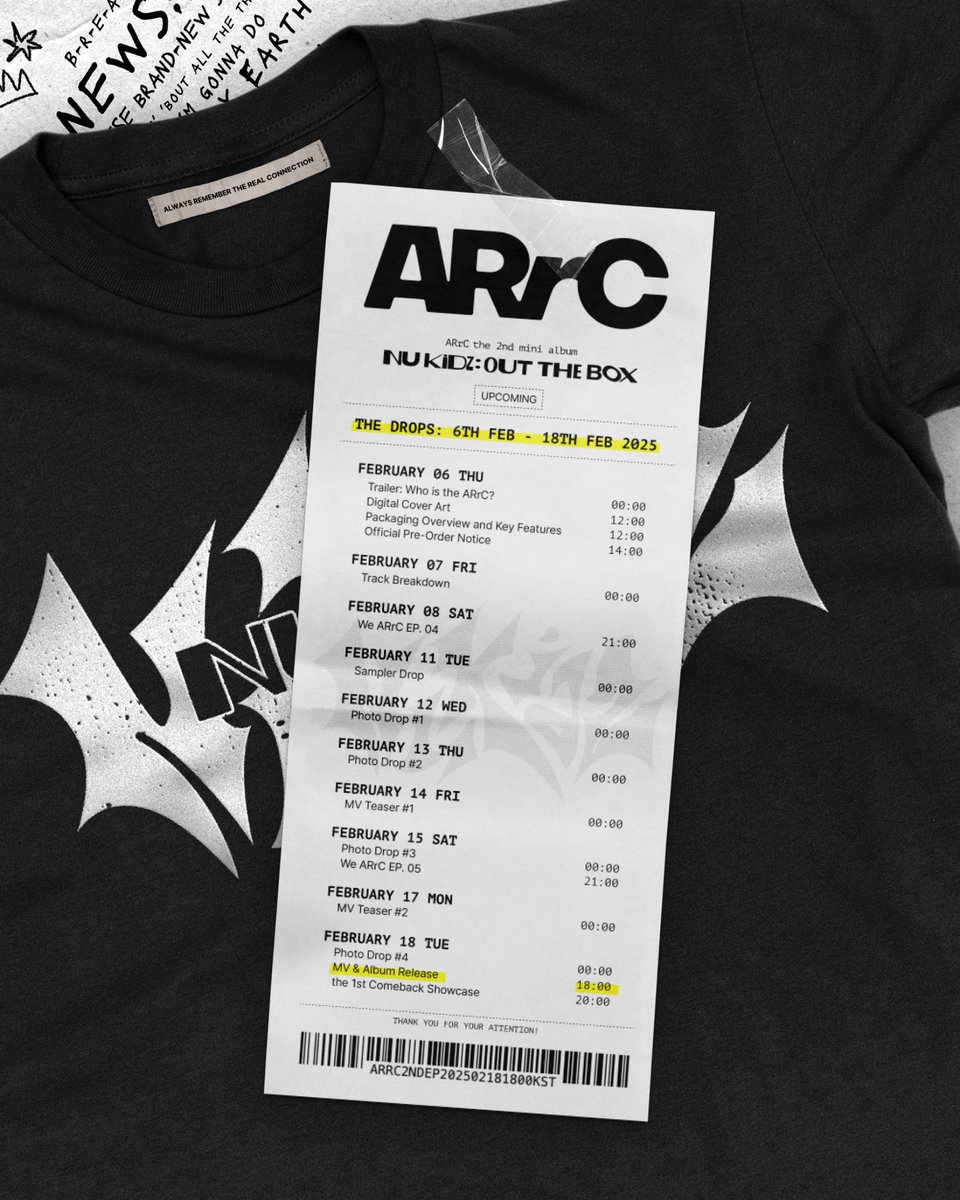 ARrC (아크) [nu kidz: out the box] Upcoming Drops

ARrC the 2nd mini album [nu kidz: out the box]
📦2025.02.18 TUE 6PM KST

#ARrC #아크
#nukidz_out_the_box