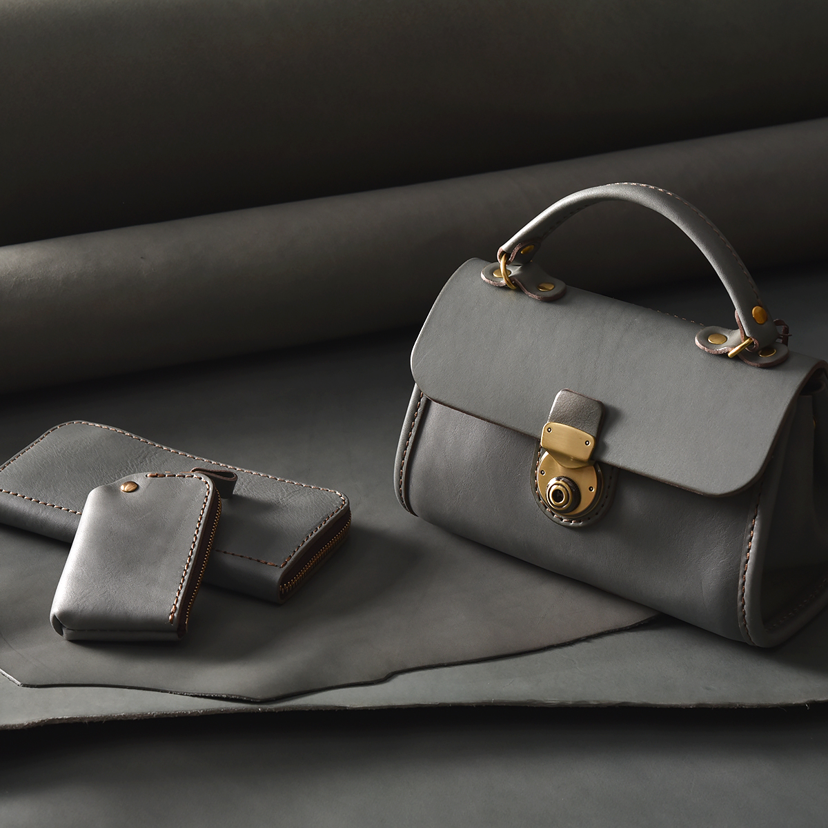 ヘルツ コラージュバッグ アイビーグレー HERZ（ヘルツ） on X