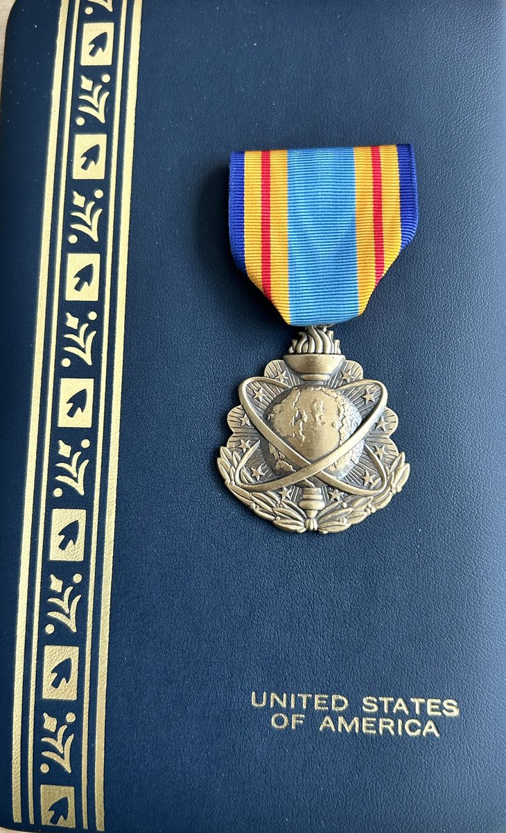 Honored to receive the Defense Intelligence Director’s Award medal from Lieutenant General Jeffrey Kruse, in recognition of serving 2.5 years as Dean of the Defense Attache Corps in Washington D.C. representing 120 countries.