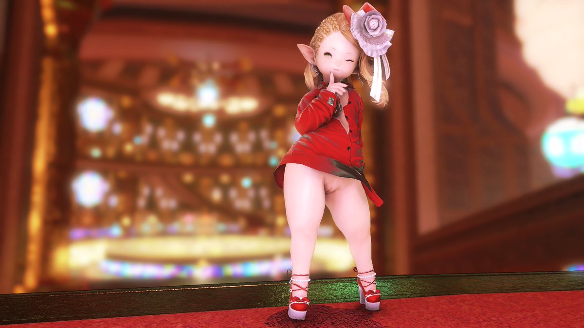 Lemon_XIII's tweet photo. I originally wasn't planning for something lewd --  just copying a pose -- but I starting messing with the glamour while already posed up. So here we are. https://t.co/daSwWz4VFn