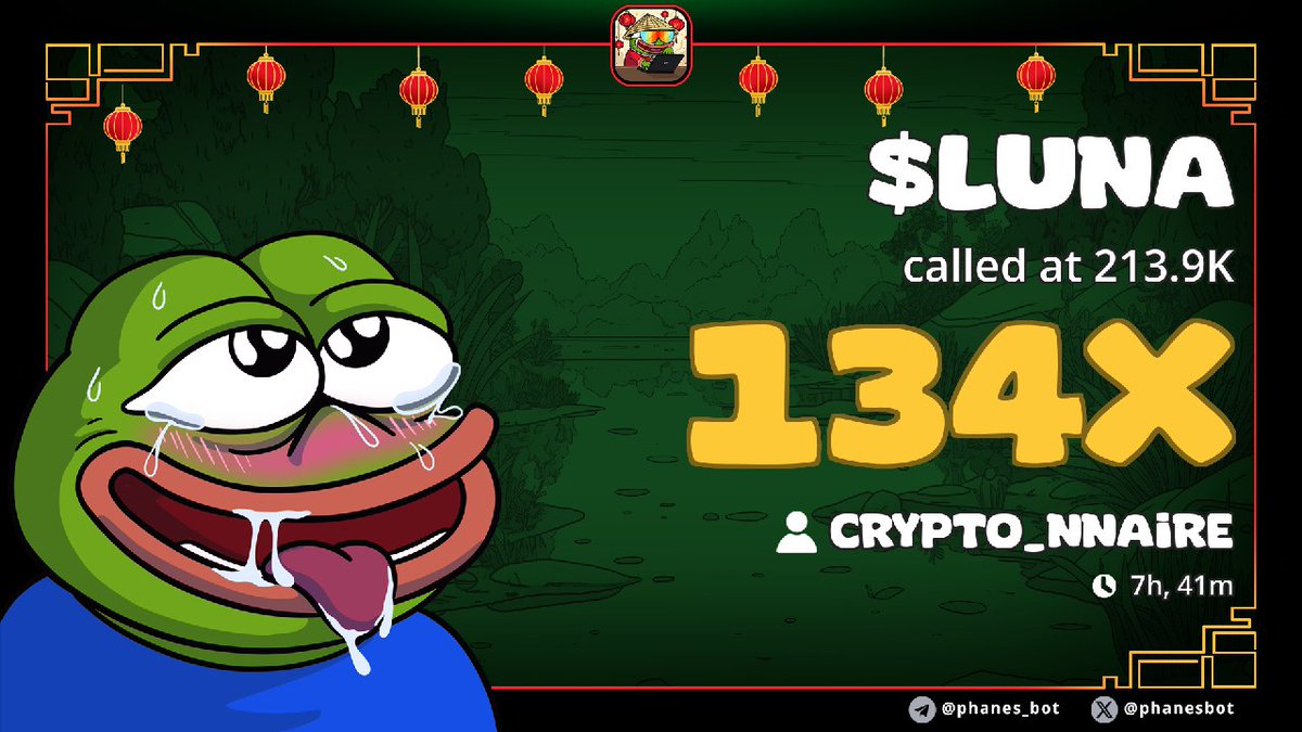 2 cooks for my private tg members in the past few hours.

709x on #Calicoin
134x on $LUNA

It's rare to catch one out of the two, very rare to catch the two, but we caught the two.

I'm adding a few more people into my private tg.

Like, RT, and follow me for a chance to get in.
