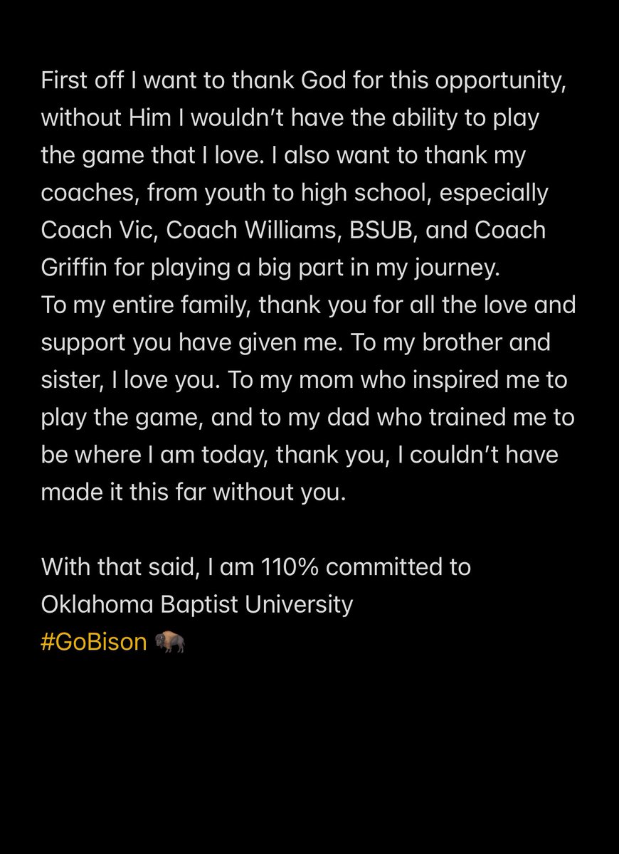 Landen”Cap”Capetillo (@landencap) on Twitter photo “I press on toward the goal….” Phil 3:14 #GoBison #Committed
<a href="/ESDFootball_/">Episcopal School of Dallas HS Football</a> <a href="/ESD_strength/">ESD Sports Performance</a> <a href="/Hunterg1011/">Hunter Griffin</a> <a href="/CoachVailahi/">Malakai Vailahi(Coach Molo)</a> <a href="/BSublet/">BSUB</a> <a href="/OBU_Football/">OBU Football</a> <a href="/JQMendenhall/">Josh Mendenhall</a> <a href="/GabeEliserio/">Coach Gabe Eliserio</a> “I press on toward the goal….” Phil 3:14 #GoBison #Committed
<a href="/ESDFootball_/">Episcopal School of Dallas HS Football</a> <a href="/ESD_strength/">ESD Sports Performance</a> <a href="/Hunterg1011/">Hunter Griffin</a> <a href="/CoachVailahi/">Malakai Vailahi(Coach Molo)</a> <a href="/BSublet/">BSUB</a> <a href="/OBU_Football/">OBU Football</a> <a href="/JQMendenhall/">Josh Mendenhall</a> <a href="/GabeEliserio/">Coach Gabe Eliserio</a>