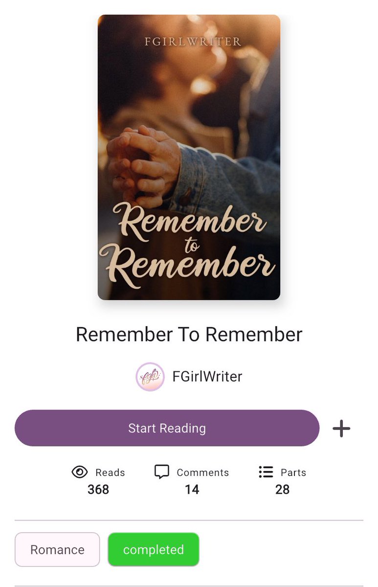 CDisciplesHome's tweet photo. Looking for something new to read on Haloreads? Yung chill lang pero nakaka-inspire?

Try reading @fgirlwriter_cd’s rom-coms!

✔️ The Friendly Wedding
✔️ Remember To Remember

Enjoy, Haloreaders! 💜 https://t.co/S2NWpGmuTZ