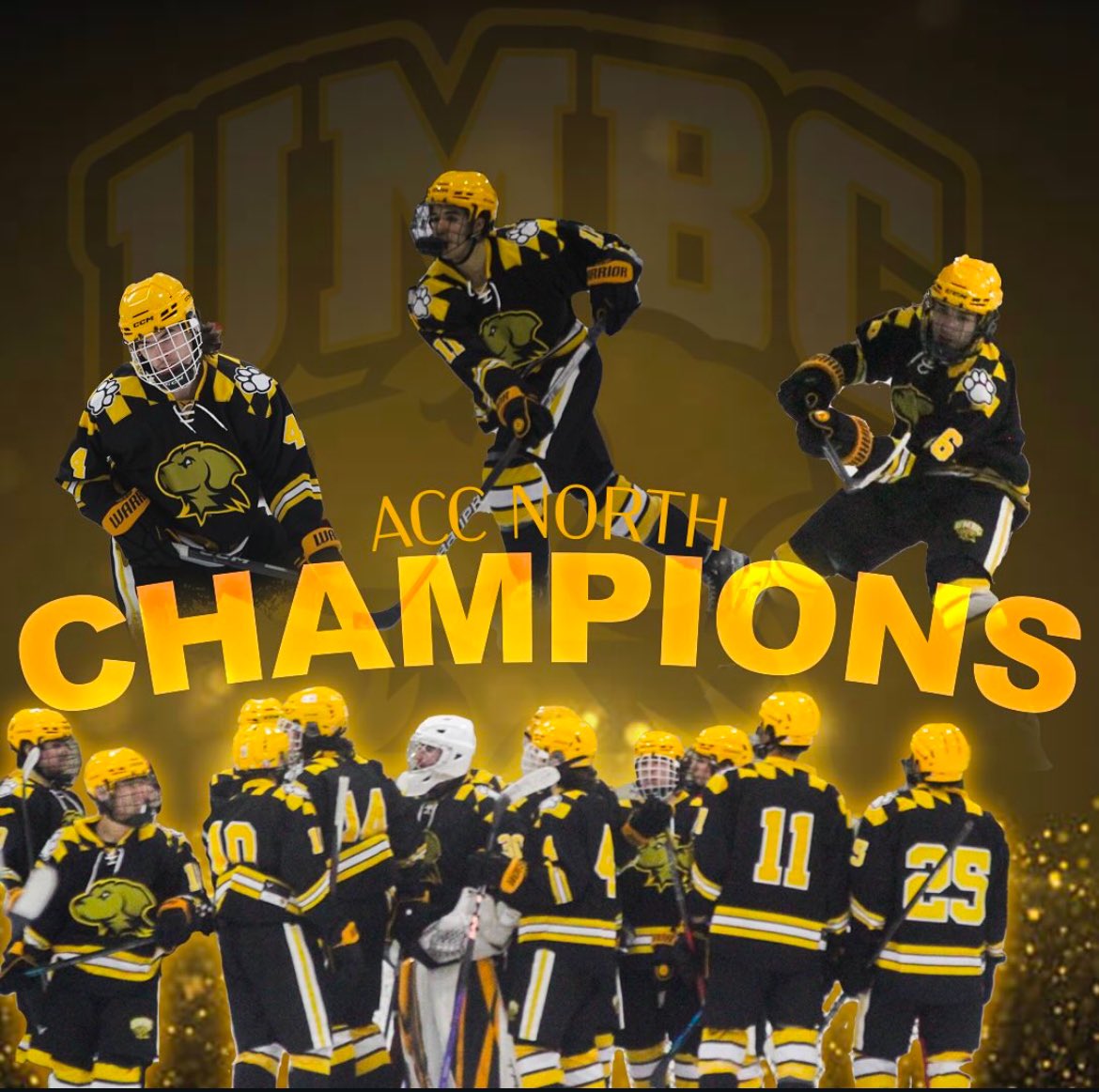 🚨🚨 For the first time in <a href="/UMBC/">UMBC</a>‘s history I present to you your ACC North DIII CHAMPIONS!!!! See you all in playoffs 😤 #ACCHL #CHF #CollegeHockey #TrueGrit