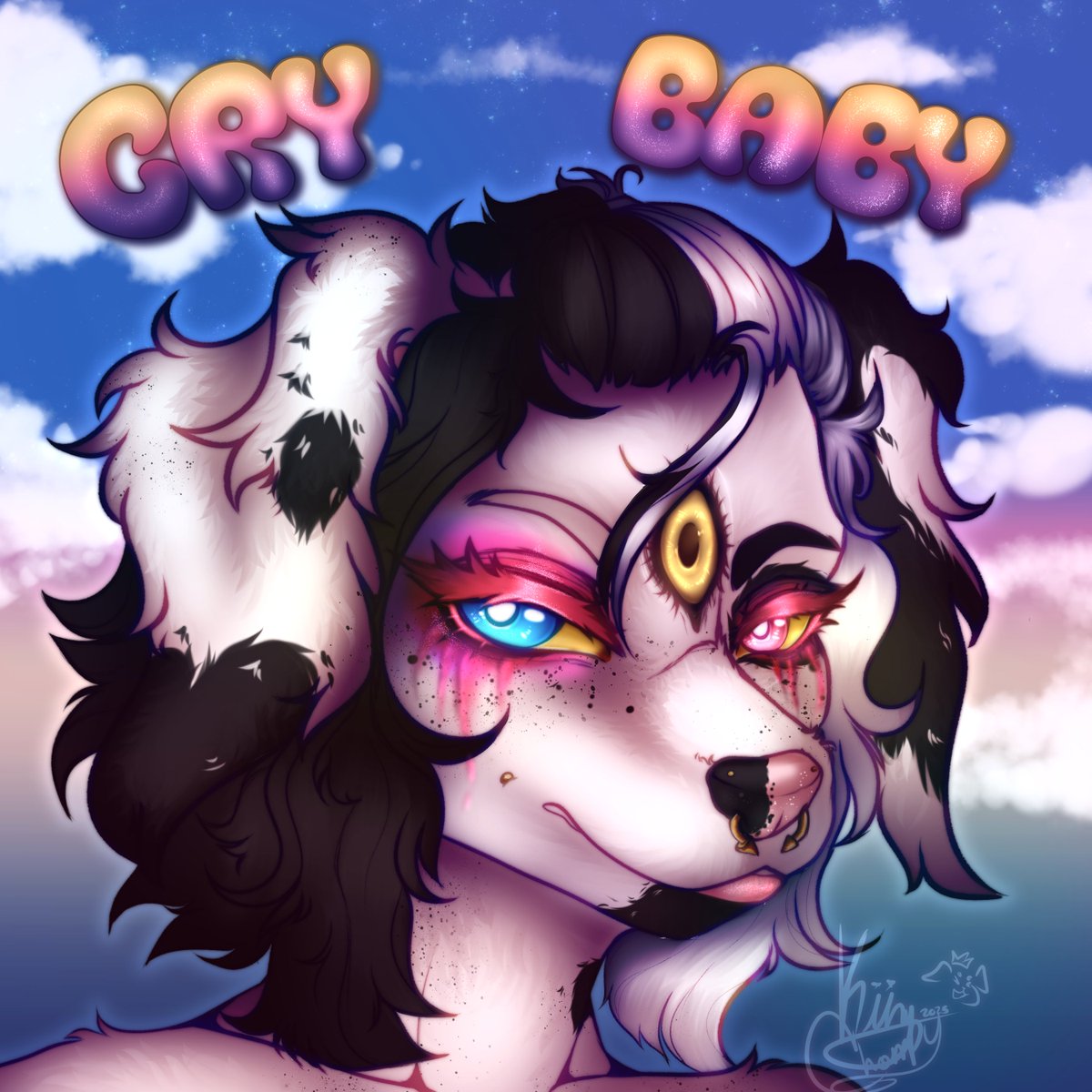 KiingChompy's tweet photo. Now that the holidays are over my commission queue is almost empty! you know what that means! ill be opining 3 slots for commissions! dm me for quotes!~
most recent commission for @DipstickOwO and also a headshot for a close friend ! https://t.co/ePEuVA85ak