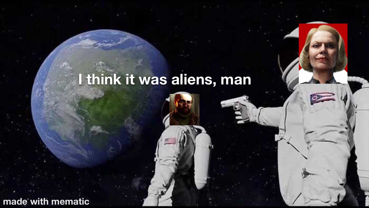 DudleyDanger_'s tweet photo. Wolfenstein 2 Spoilers ahead #Wolfenstein2 #MakeAmericaNaziFreeAgain https://t.co/0FBwtCLMWK