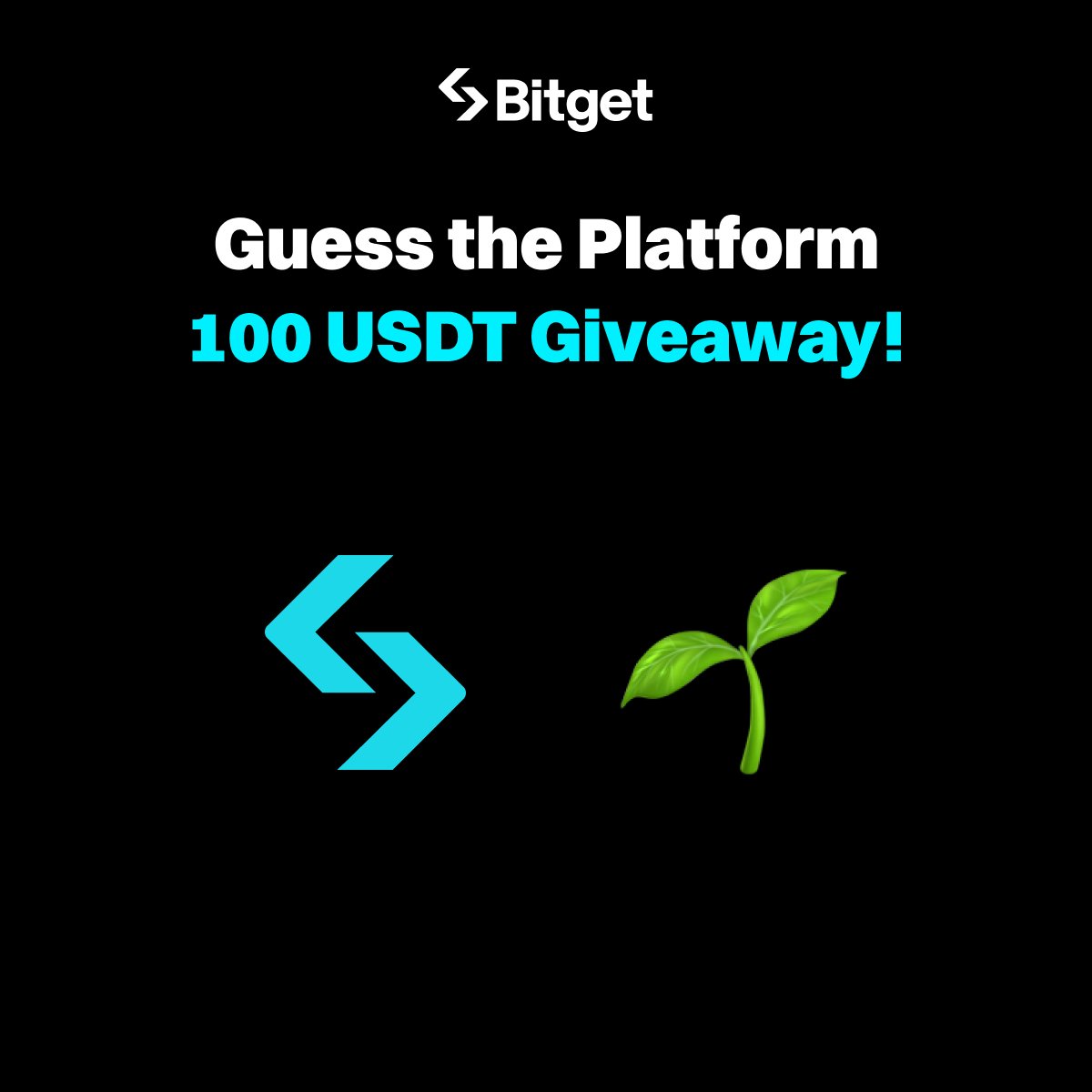 bitget's tweet photo. $100 GIVEAWAY🚨

🧐 Can you guess the platform that helps you meet the next 100x gem?

🔹Comment your answer using #SmartChallenge
🔹Follow @bitgetglobal, RT &amp; tag friends
🔹5 winners * 20 $USDT https://t.co/3tMmApyPUZ