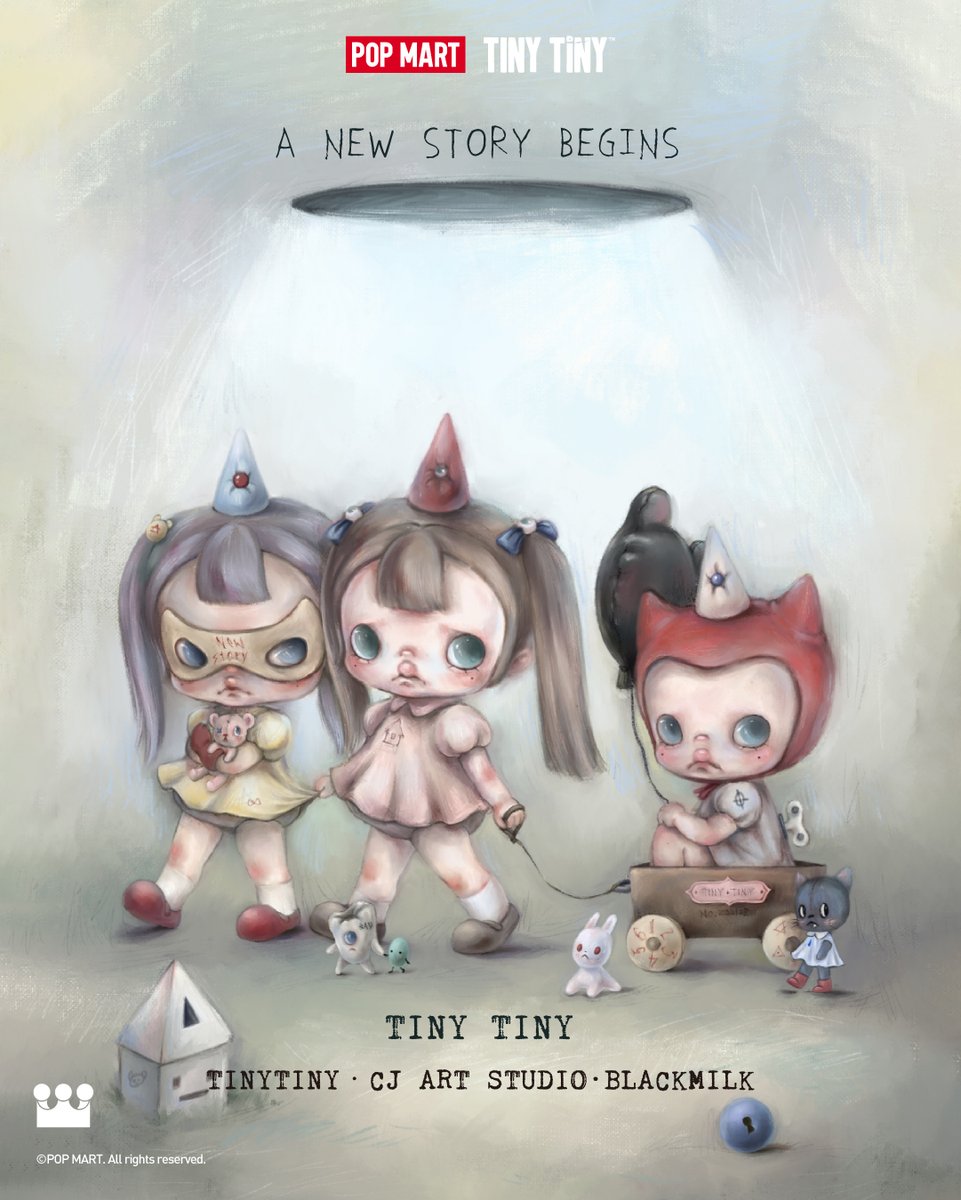 Say hello to our new friend, 𝐓𝐈𝐍𝐘𝐓𝐈𝐍𝐘! 🙌 What’s your first impression of her? Share it with us ⬇️ #POPMART #tinytiny #silenttrick #cj #arttoy