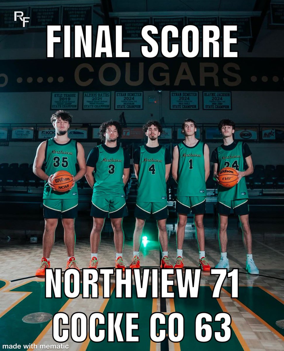 Cougars with a big time district win on the road tonight!

<a href="/Benpickel2/">ben pickel</a> 23
<a href="/BlayneJackson24/">blayne</a> 15
<a href="/aidenboivin4/">aidenboivin</a> 12
<a href="/jaylen_stolz/">JaylenStolz2026</a> 11, 14 rebounds

<a href="/PrepHoopsTN/">Prep Hoops Tennessee</a> <a href="/SmokySportsTN/">Smoky Mountain Sports</a> <a href="/themtnpress/">The Mountain Press</a> <a href="/5StarPreps/">5Star Preps</a> <a href="/prepxtra/">PrepXtra</a> <a href="/NSAcougars/">Northview Senior Academy</a>