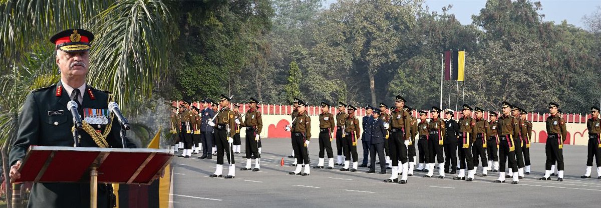 dgafms_mod's tweet image. An impressive ceremonial parade of 118 course officers including 22 lady officers of Medical Officers Basic Course Ser No 250, was held on 03 Feb 25 at *#AMC Centre &amp;amp; College, Lucknow*. 
Lt Gen Shivinder Singh, AVSM, #Commandant AMC C&amp;amp;C, reviewed the parade and encouraged the…