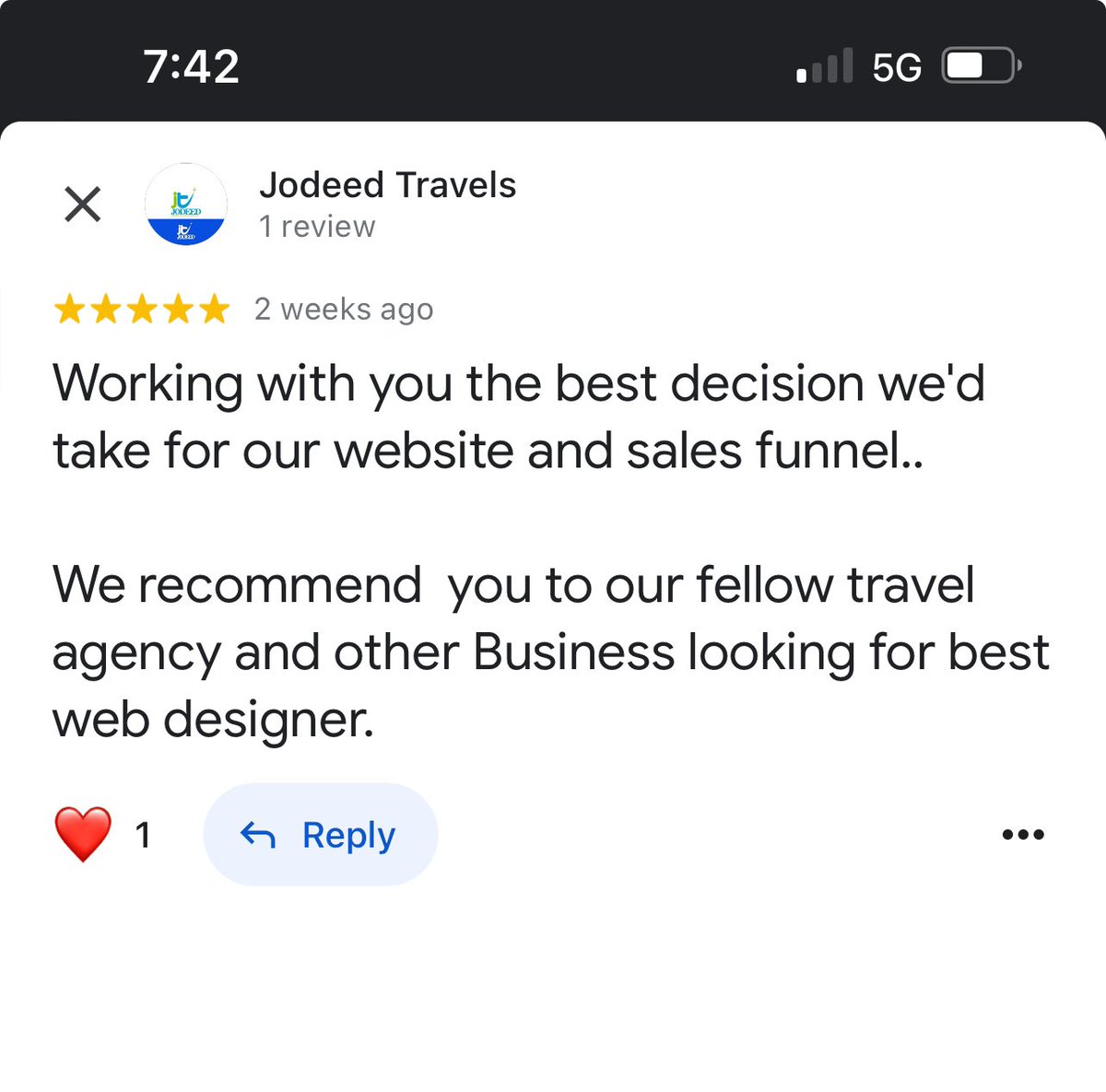 Teejaytechy's tweet photo. Grateful for the amazing feedback from my clients. Quality work and satisfaction are always my top priorities https://t.co/j7Ufj2Wxrx