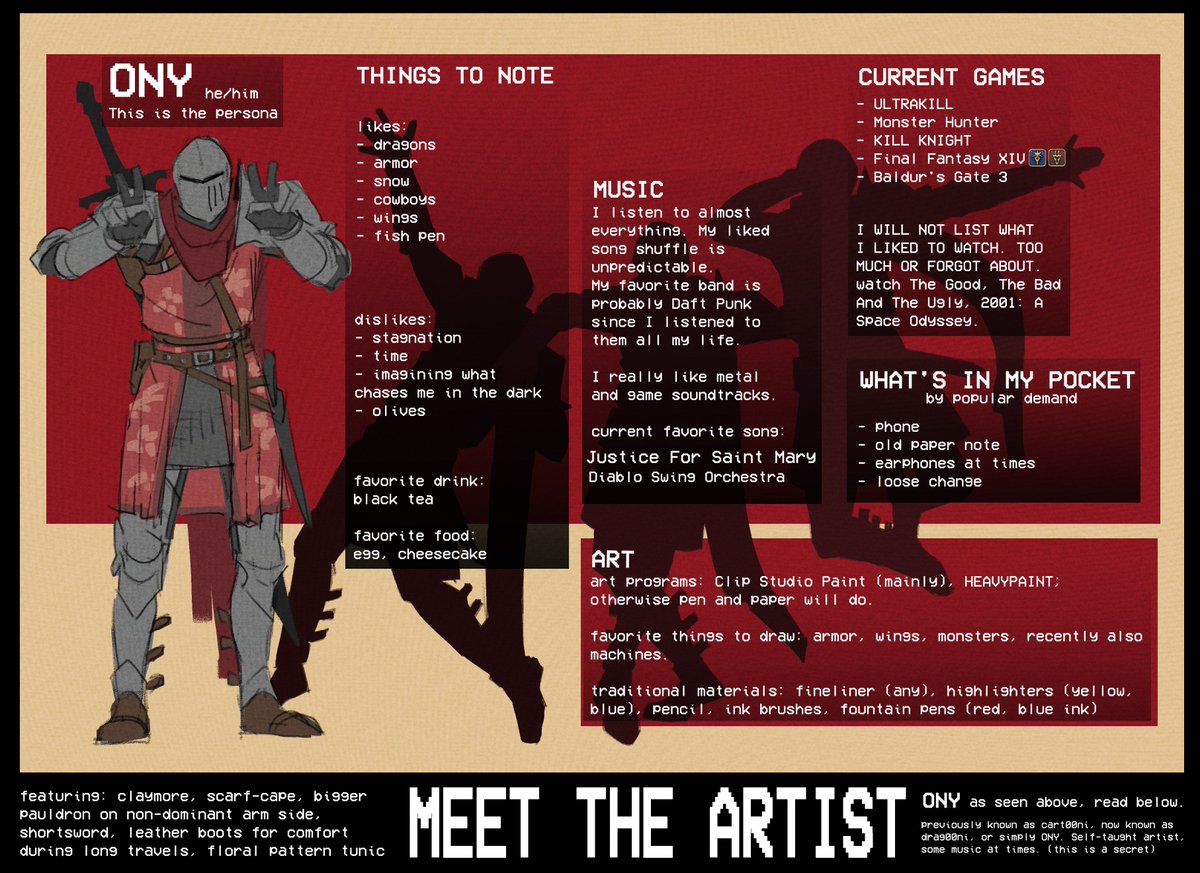 drag00ni's tweet image. finally: meet the artist! some small and fun things about me (and you get to see my sona)