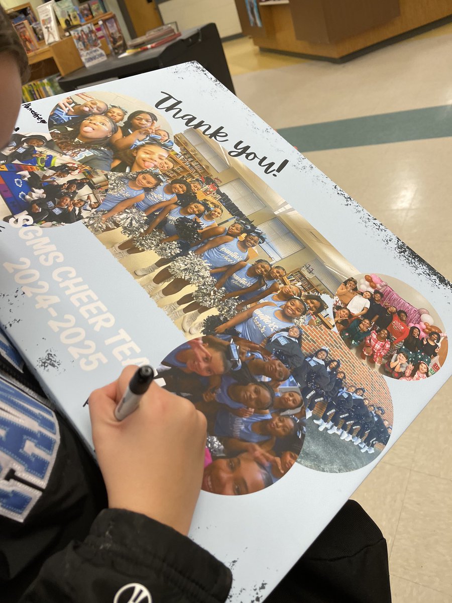 WilliamsT2nd's tweet photo. Tonight was my last game as Head Cheer coach at Sandy Grove Middle School, as I have officially resigned. Thankful for the bonds we’ve built over the years. It’s been an incredible journey. Thank you everyone who supported me throughout this experience. 🐆🤍💙 https://t.co/NMbM5taCVJ