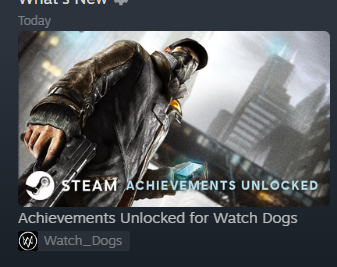 Mabufudyne_SP's tweet photo. achievements just got added for Watch Dogs?? why now bruh https://t.co/9rhqSlSpCE