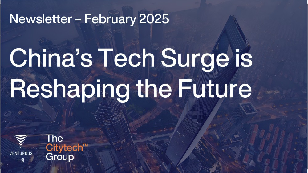 Venturous_Group's tweet photo. In our February Newsletter https://t.co/fZC2pZdmyl, we explore the rising global influence of Chinese technology. From #AI breakthroughs to smarter industrial automation, China’s innovations are driving a transformation in the global tech landscape.
#VenturousGroup #SmartCities https://t.co/yi3Cykc0QH