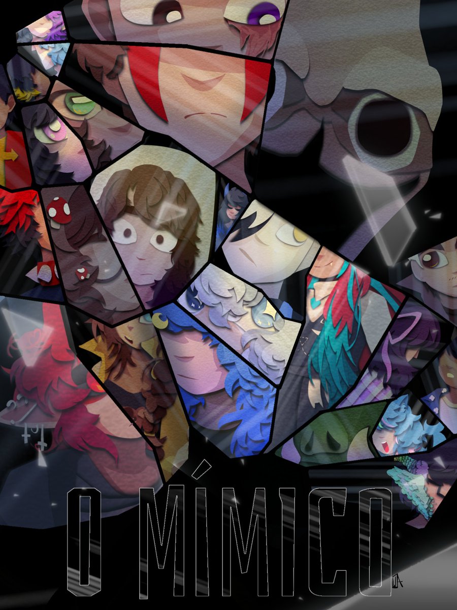 "Mímicos, se transformam em qualquer ser...

Ninguém está seguro."

Desenho (não tão rápido) do que pra mim é o ser mais foda do livro.

#FSMP #FSMPfanart