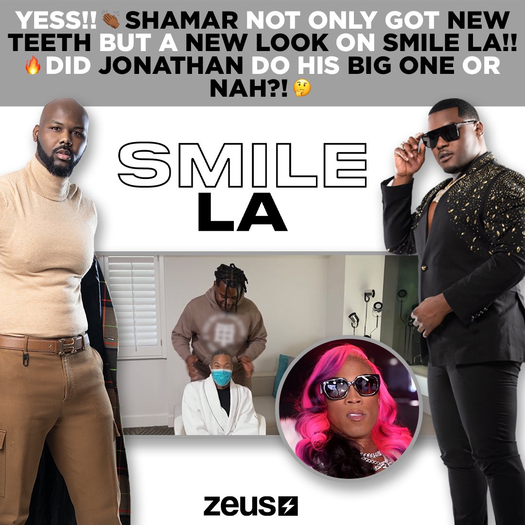 The_ZeusNetwork's tweet photo. Ayyyeee!! 😜 #Shamar got SLAYED the WRIGHT WAY by @iam_jonathan__ on #SmileLA!! 🔥 Did #JonathanWright do his BIG ONE or NAH?! 🤔 Let us know in the comments 👇🏾 https://t.co/pVI4Vb6Ye1